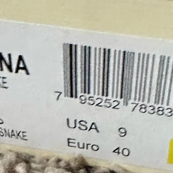 Sofft “Teresina” Brown snake pumps with chain detail - Picture 6 of 10